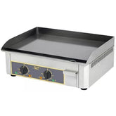 2 Cooking Zones Gas griddle with 10mm THICK STAINLESS STEEL (REPLACED WITH CODE: ROL-PSR600GC). - Mabrook Hotel Supplies